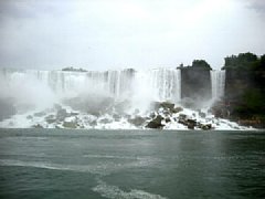 船からのアメリカ滝 船からのアメリカ滝